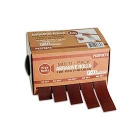 TURNERS ABRASIVE ROLLS ASST GRITS By Peachtree Woodworking PW7036