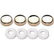 Cruiser Accessories 82060 Screw Covers, Brass