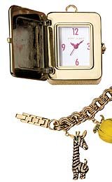 Betsey Johnson Women’s BJ4138 Pop Pop 70′s Brights Collection Charm Bracelet Watch