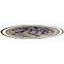 Le Souk Ceramique AF-59 Aqua Fish Olive Boat 16-in.