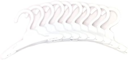 Toy Doll Clothes - Set of 10 Plastic Hangers