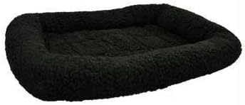 Pet Tek DPK89011 Dream Zone Series 1000 Fleece Dog and Cat Bed, 18 by 14-Inch, Black