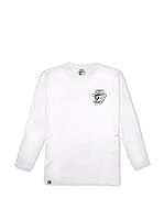 Rum Knuckles Camiseta Manga Larga Logo (Blanco)