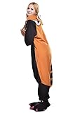 Newcosplay Polar Fleece Onesies Pajamas (XL, Raccoon)