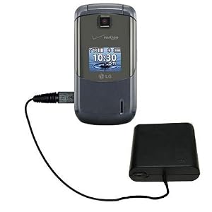 Portable Emergency AA Battery Charge Extender for the LG VX5600 – uses Gomadic TipExchange Technology