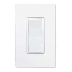 Lutron CA1PSH Claro Single-Pole 15A Switch, White