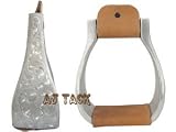 Heavy Duty Aluminum Stirrups 3 Flat Bottom Engraving