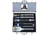 Bergamot CBQ710FPE BBQ Set with Case 8-pc.