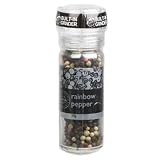 Rainbow Peppercorn Grinder - mixed peppercorn - 1.76 oz/50 gr by The Cape Herb & Spice Company, South Africa.