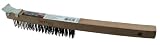 Sheffield Tools 58801 Long Handle Steel Scraper Wire Brush