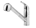 Price Pfister G133-10CC Single Lever Kitchen Faucet with Pull Out Spray, Polished Chrome