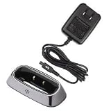 Black Folding Blade Travel Charger + Charging Pod for Blackberry Curve 8300 8310 8320 :: (ACC-10600-001) + (ASY-14396-002)