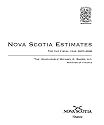 Nova Scotia Estimates
