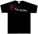 SHINY TOY GUNS - Spider - Black T-shirt