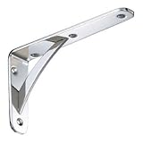 シロクマ L形パワー棚受け 95×170 ヘアーライン 1箱4個価格 ※メーカー取寄品 TBR-10