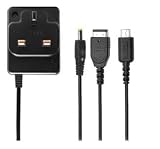 Invero Multi 3 in 1 Gaming Mains Charger AC Adaptor for Sony PSP, Nintendo NDS, NDS Lite, NDSL