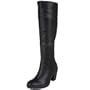 Timberland Women's Crispin Deco Tall Boot,Black Smooth,6 M US