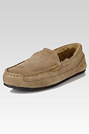 Freshfeet Suede Warm Lined Driving Moccasins with Silver Technology