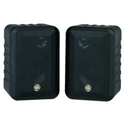 Bic America Rtrv44-2 Indoor/Outdoor 3-Way Speakers (Black)