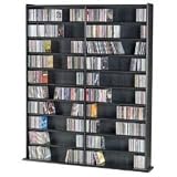 Hardwood Media Storage Unit - Oak (Oak) (64 5/8H x 52W x 8D)