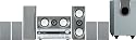 Onkyo HT-SR800S 7.1 Home Theater Entertainment System (Silver)