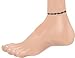 Genuine Oval Magnetic Hematite Anklet, 9.5 Inches