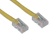 5 Ft Ethernet Network Patch Cable Cord Rj45 Cat5e Yellow for Internet Routers and Gaming