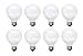 General Electric Set of 8 G25 Decorative Soft White 60w Light Bulbs 660 Lumens