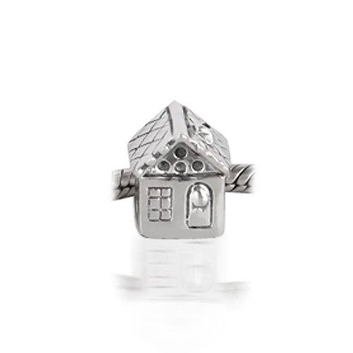 Mothers Day Gifts Bling Jewelry Family House 925 Sterling Silver Bead Pandora Chamilia Charm Style