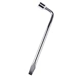 【ノーブランド品】24mm　ホイールラグナットレンチ　タイヤ　Ｌ形レンチ　ソケットレンチ　車トラック対応