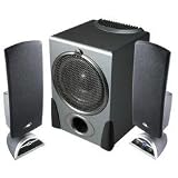 Cyber Acoustics CA-3550WB Black 2.1 Speaker System