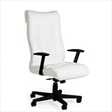 Orians Modern High-Back Swivel Chair Upholstery: Gavotte - Blue