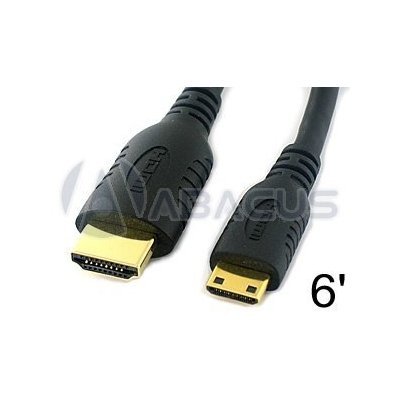 Abacus24-7 Mini-HDMI to HDMI Cable, 6 feet