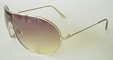 Kitchen & Housewares : Gold Shield Visor Sunglasses