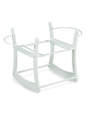 Rocking Moses basket stand - White
