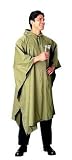 Olive Drab - GI Style Poncho (Nylon Rip-Stop)