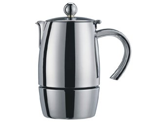 Cuisinox Liberta 3-cup Stainless Steel Stovetop Espresso Maker