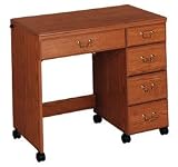 Perfexion PXD350 Oak 4-drawer Sewing Desk