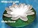 White LED Floating Lily Lights Up In Water