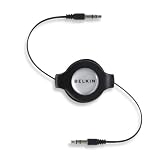 Belkin Retractable Auxiliary Cable for iPod and iPhone for $9.72 + Shipping