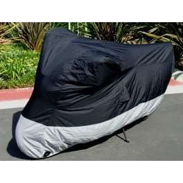 Motorcycle Cover, Perfect fit for Kawasaki Ninja500 1000, Black, Large Motorcycle Cover, Perfect fit for Kawasaki Ninja500-1000, Black, Large