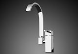 Design Waschtischarmatur / K�chenarmatur SA-011, Wasserhahn mit einhebelmischer Mischbatterie f�r Sp�le / Waschbecken in K�che / Bad, Sanit�r-Armatur aus Chrom (verchromt), als Badarmatur und Sp�ltischarmatur einsetzbar, DAW - Armaturen
