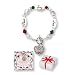 Peace Joy Love RED & Green Christmas Holiday Expressively Yours Bracelet