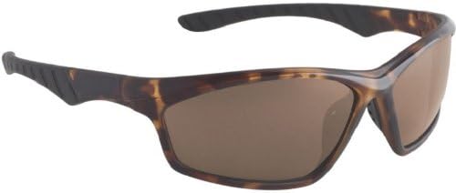 Fisherman Eyewear Delta Polarsensor Sunglass, Crystal Brown Tortoise, Brown Polarized Lens, Large