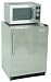 Summit MRF67SSTB 5.3 cu. ft. Compact Refrigerator with 0.7 cu. ft. Midsized Microwave, Glass Shelves, Manual Defrost Freezer and Towel Bar Handle