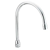 Moen S0050 Commercial 8-Inch Reach Gooseneck Spout, Chrome