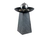 Kenroy Home Sleek Indoor Table fountain in Natural Grey Slate finish is 18.25 high