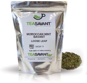 Tea Savant Moroccan Mint Savant, 4 oz loose leaf tea