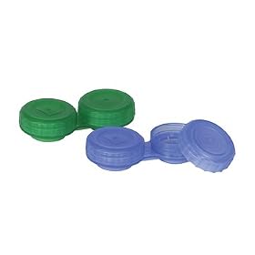Two Color-Mate Lens Cases