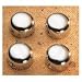 CUSTOM CYCLE ENGINEERING 3/8``SOC BOLT PASTIES 4PK 893754